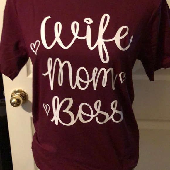 Just In *❤️Wife ❤️ Mom ❤️ Boss Tees - Picture 3 of 4